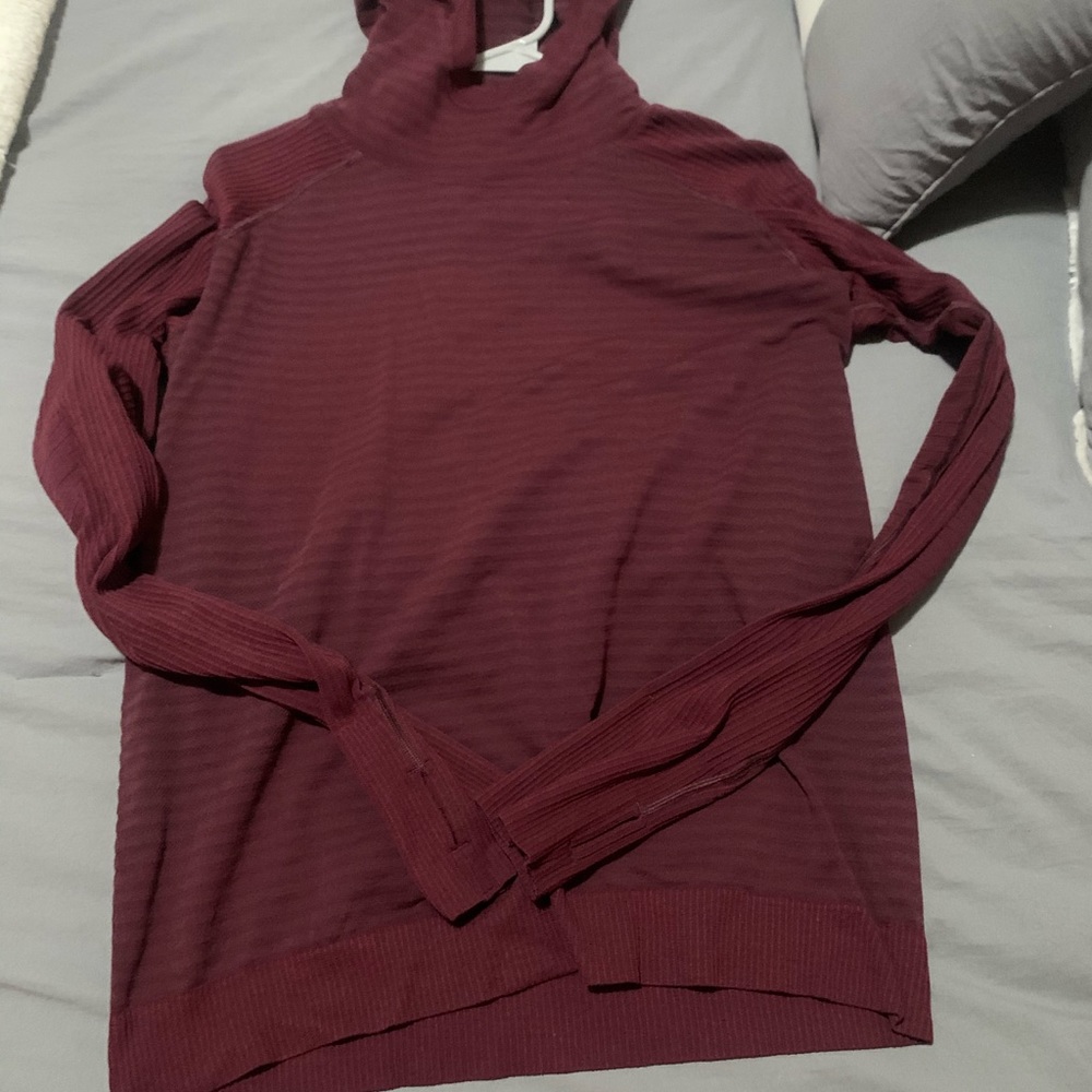 Looser fit LuluLemon long sleeve hoodie